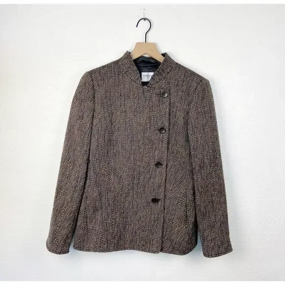 Armani colleziani Italian wool blend blazer size 10 - Picture 1 of 6